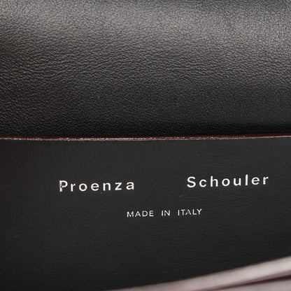 Proenza Schouler Smooth Leather Hava Shoulder Bag Black 6 of 6