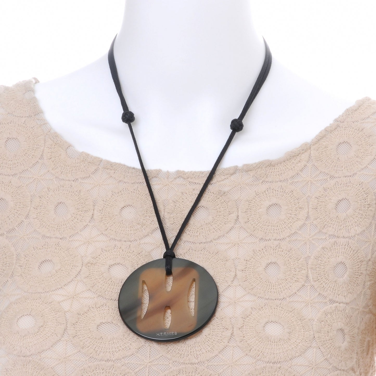 Buffalo Horn and Lacquer Tonkin Necklace