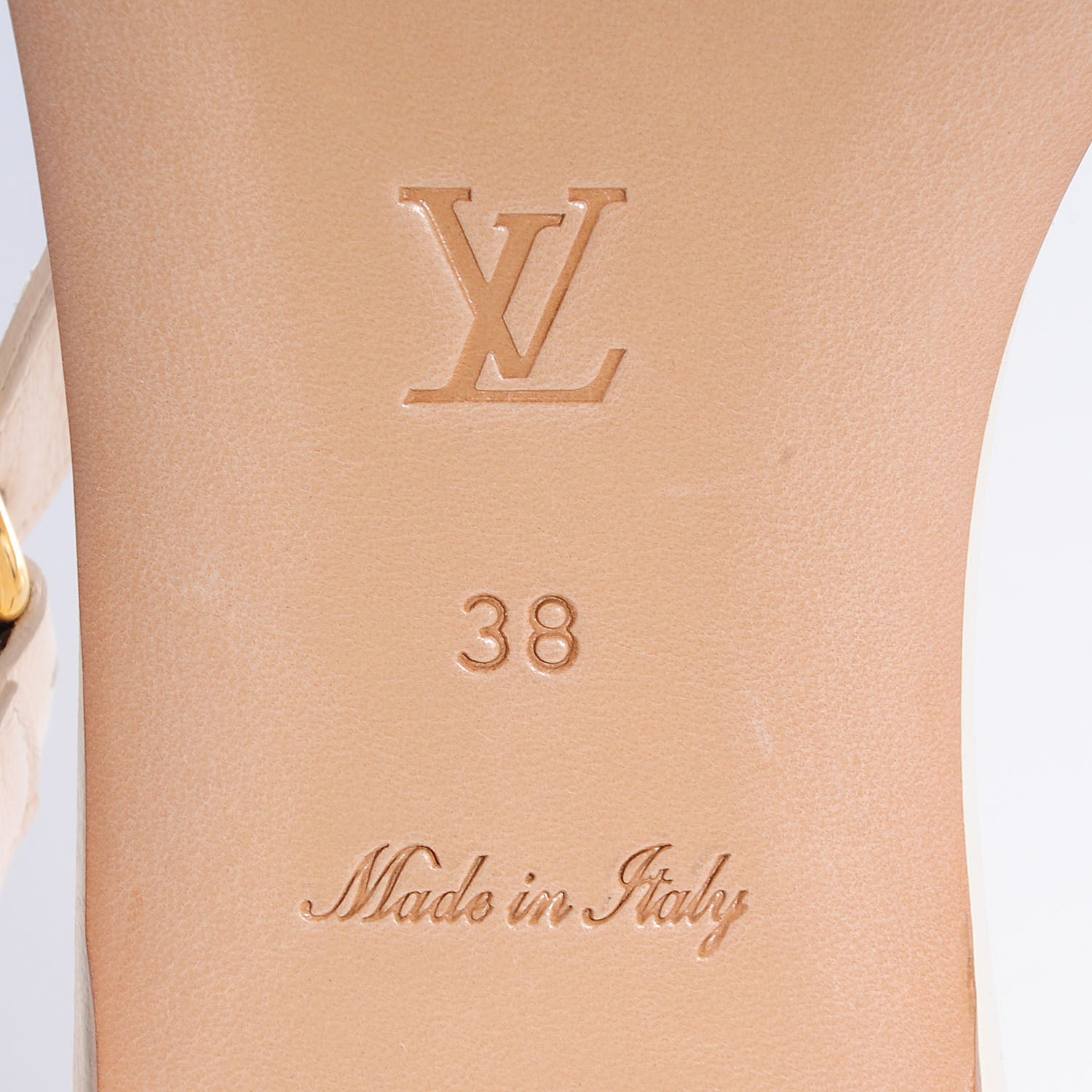 Louis Vuitton Blush Flat Thong Sandals White 6 of 8