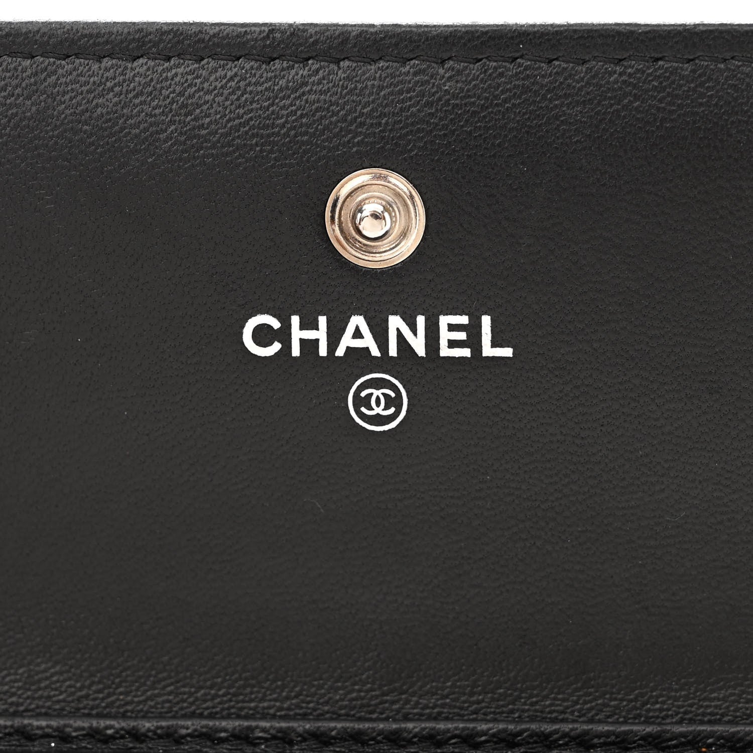 Chanel Lambskin Airlines Wallet On Chain WOC Blue Black Red 7 of 12
