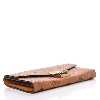 MCM Visetos Large Patricia Wallet On Chain Cognac 4 of 9