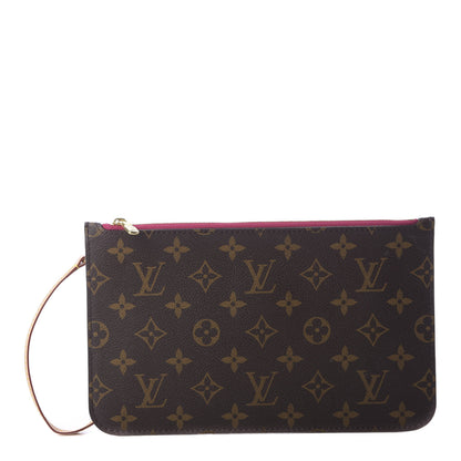 Louis Vuitton Monogram Neverfull MM GM Pochette Pivoine 1 of 8