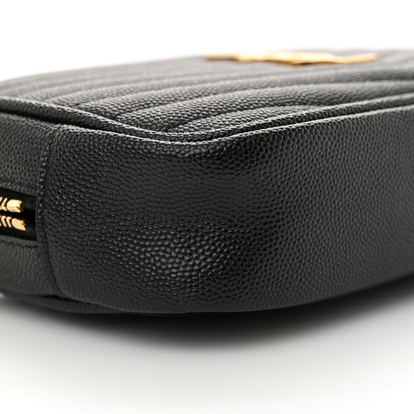 Grain De Poudre Matelasse Monogram Mini Lou Camera Bag Black