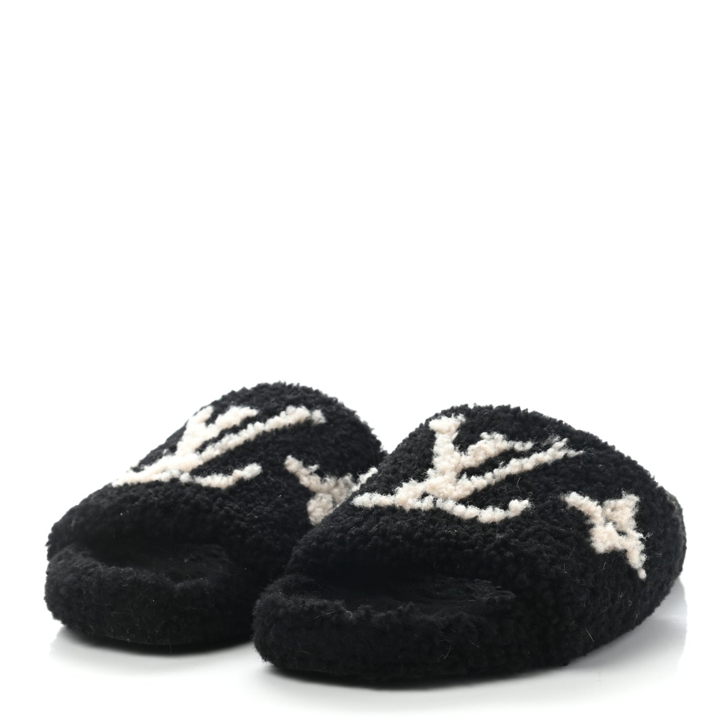Shearling Paseo Flat Comfort Mule 41 Black