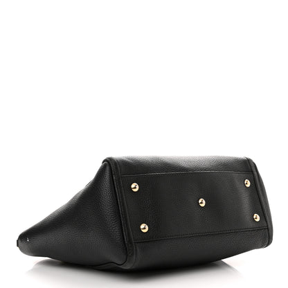 Gucci Pebbled Calfskin Small Soho Top Handle Bag Black 4 of 24