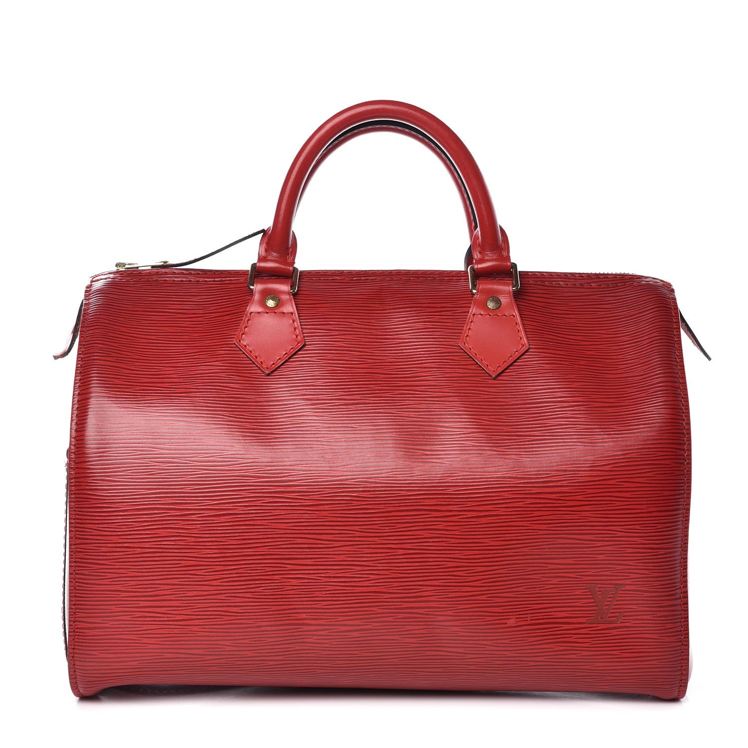 Louis Vuitton Epi Speedy 30 Castillan Red 1 of 7