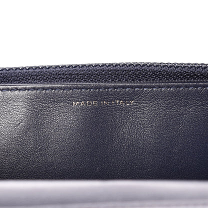 Chanel Caviar Quilted Boy Wallet On Chain WOC Navy 7 of 11