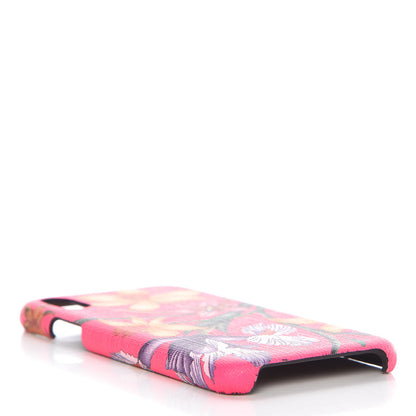 Gucci Supreme Floral Print iPhone X Case Fluorescent Fuchsia 6 of 6
