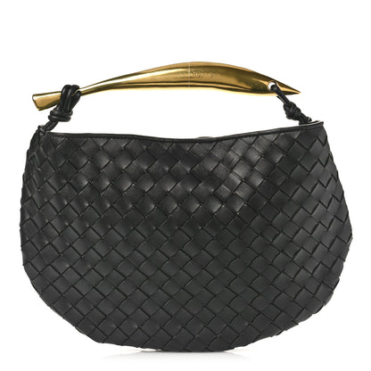 Bottega Veneta Nappa Intrecciato Sardine Bag Black 1 of 9