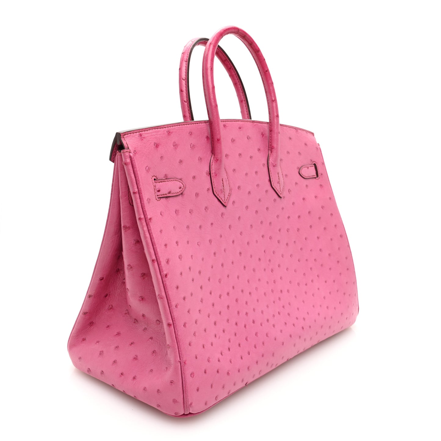 Ostrich Birkin 35 Fuchsia