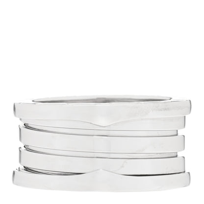 Bulgari 18K White Gold B.Zero1 Four-Band Ring 56 7.5 1 of 5