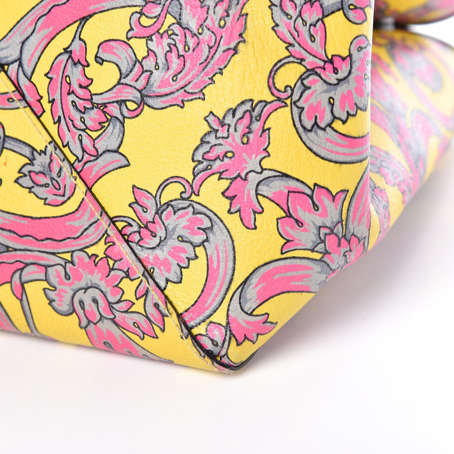 Calfskin Tales Of Spain Barroco Tote Yellow