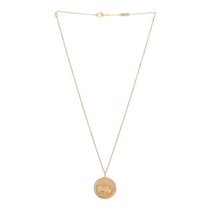 Van Cleef & Arpels 18K Yellow Gold Zodiac Aries Pendant Necklace 2 of 5