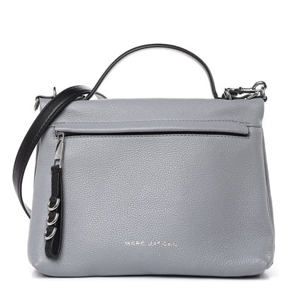 Marc Jacobs Calfskin Two Fold Shoulder Bag Rock Grey 1 of 10