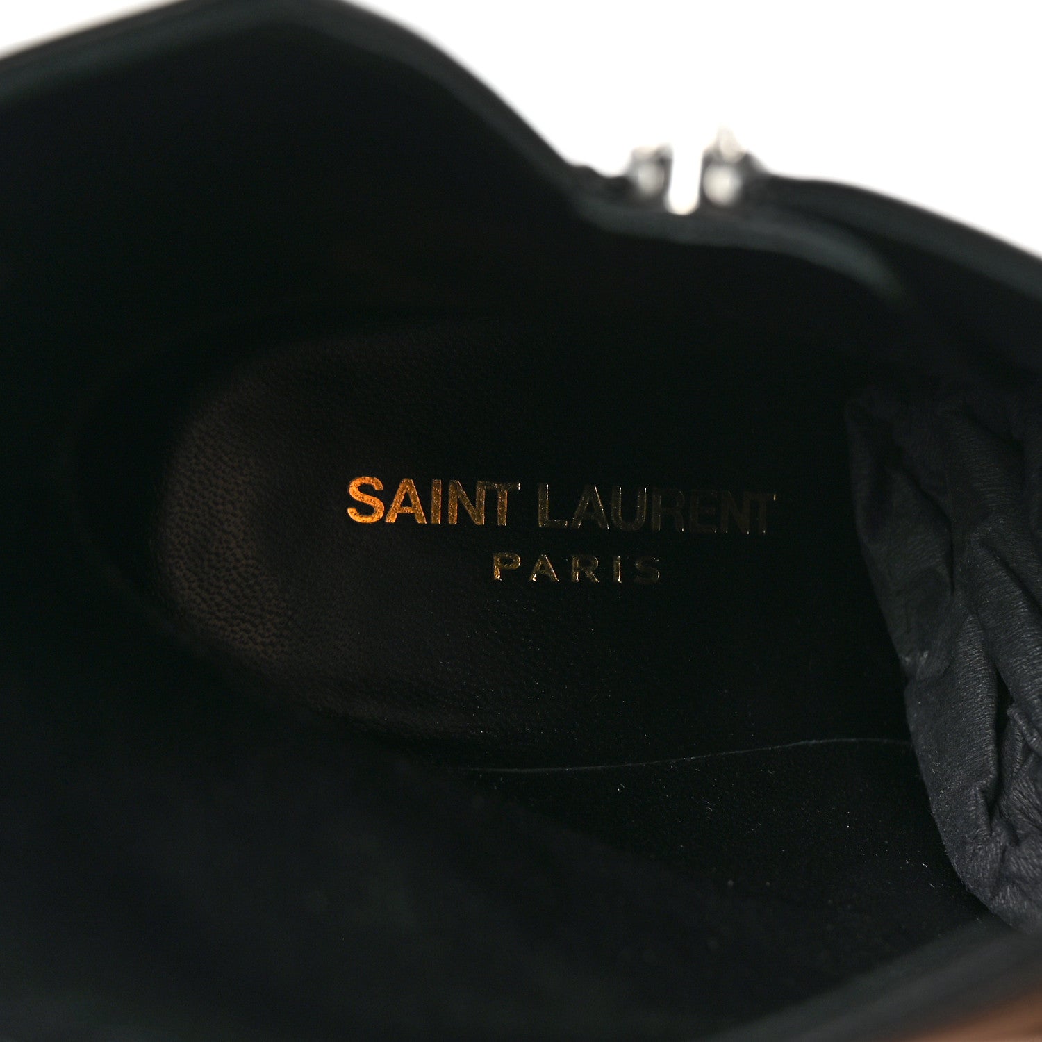Saint Laurent Calfskin Niki 85 Wedge Booties 39.5 Black 8 of 10