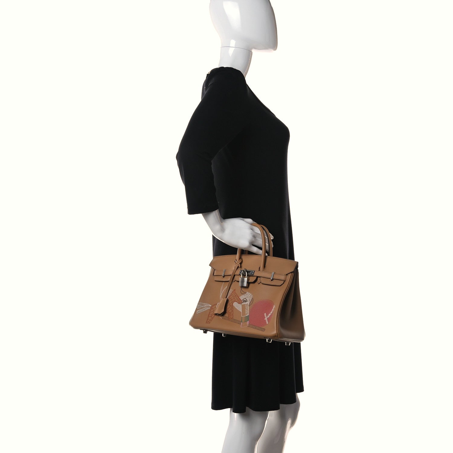 Hermes Swift In & Out Birkin 25 Biscuit 2 of 11