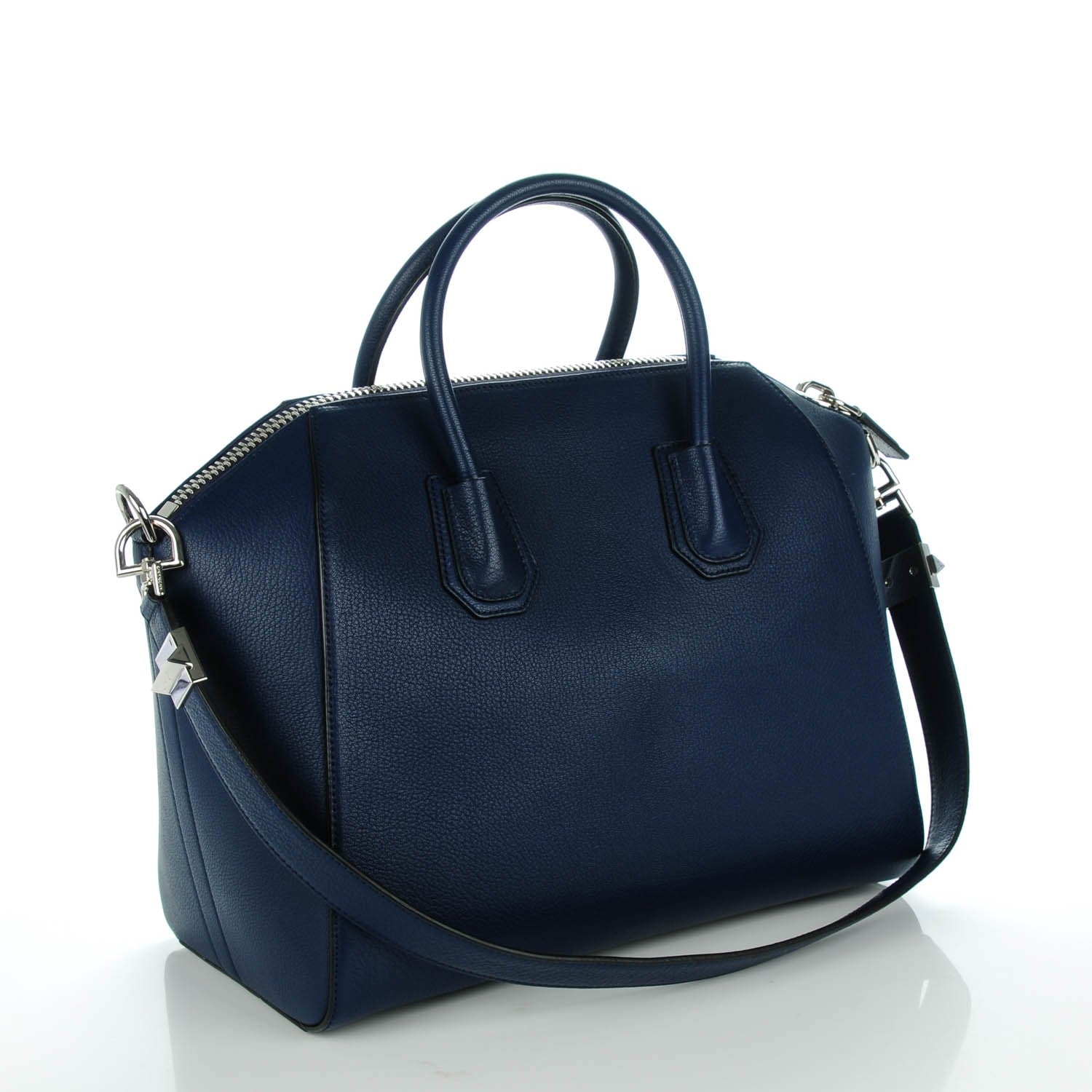 Givenchy Sugar Goatskin Medium Antigona Deep Blue 2 of 7