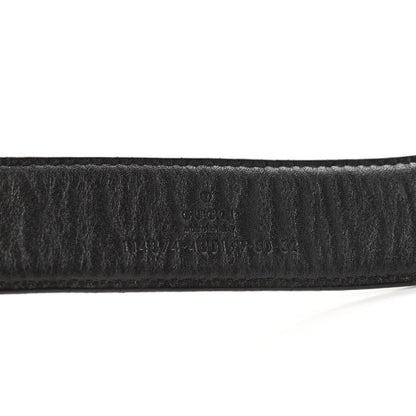 Gucci Monogram Interlocking G Belt 80 32 Green 3 of 11