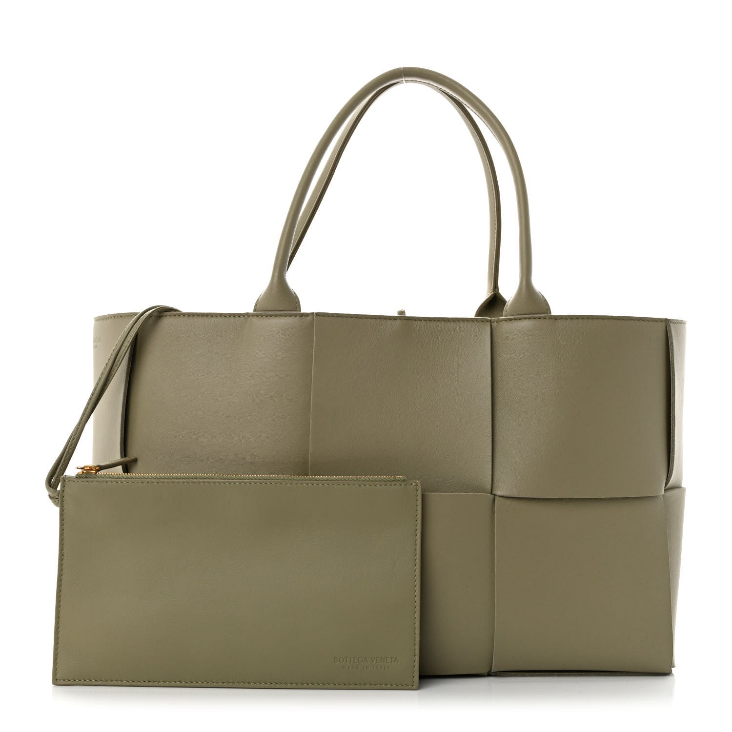 Bottega Veneta Nappa Maxi Intrecciato Medium Arco Tote Travertine 1 of 11