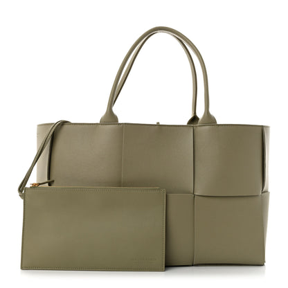 Bottega Veneta Nappa Maxi Intrecciato Medium Arco Tote Travertine 1 of 11