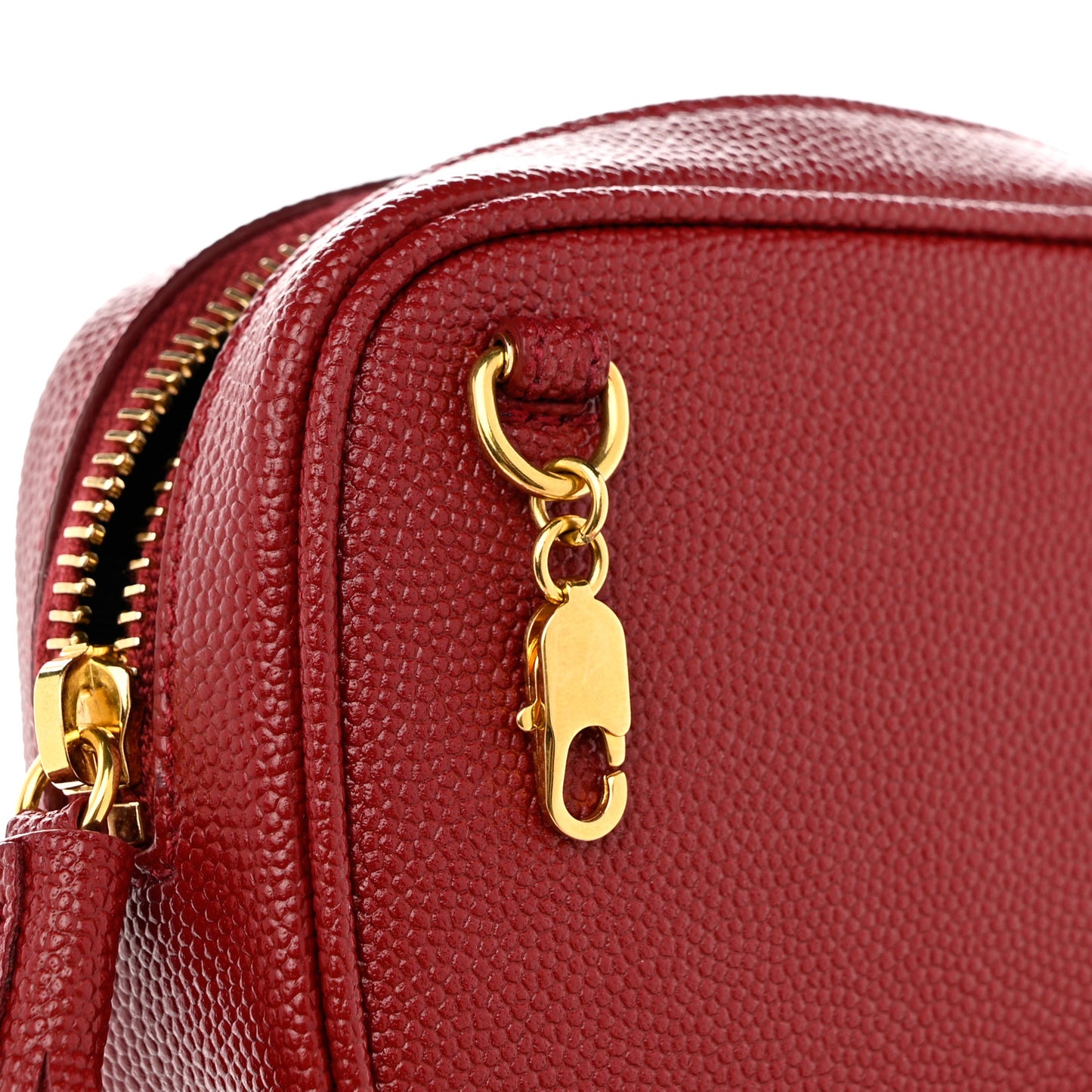 Grain De Poudre Matelasse Monogram Baby Lou Camera Bag Eros Red