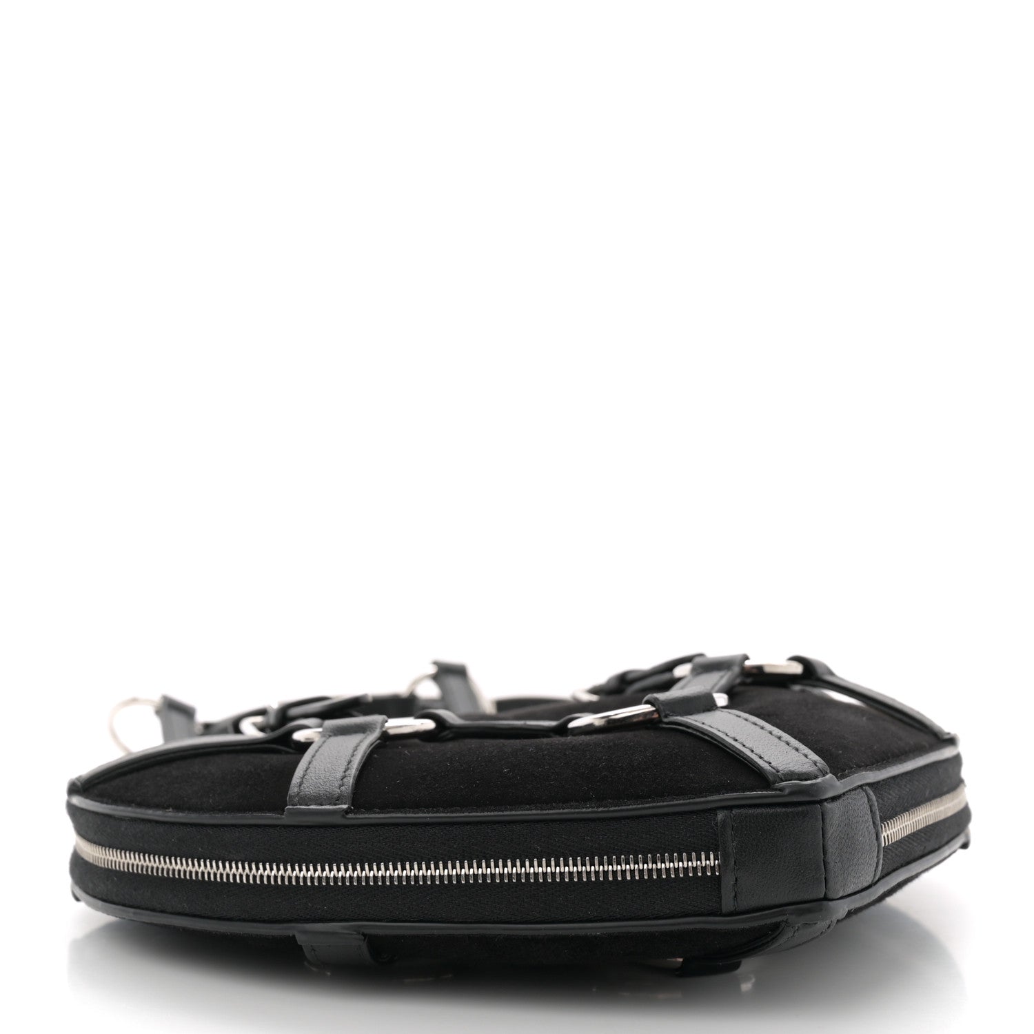 Alaia Suede Goatskin Harness Le Coeur Bag Black 4 of 10