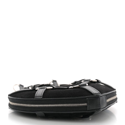 Alaia Suede Goatskin Harness Le Coeur Bag Black 4 of 10