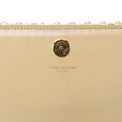 Saint Laurent Raffia Medium Monogram Kate Satchel Naturale 7 of 15