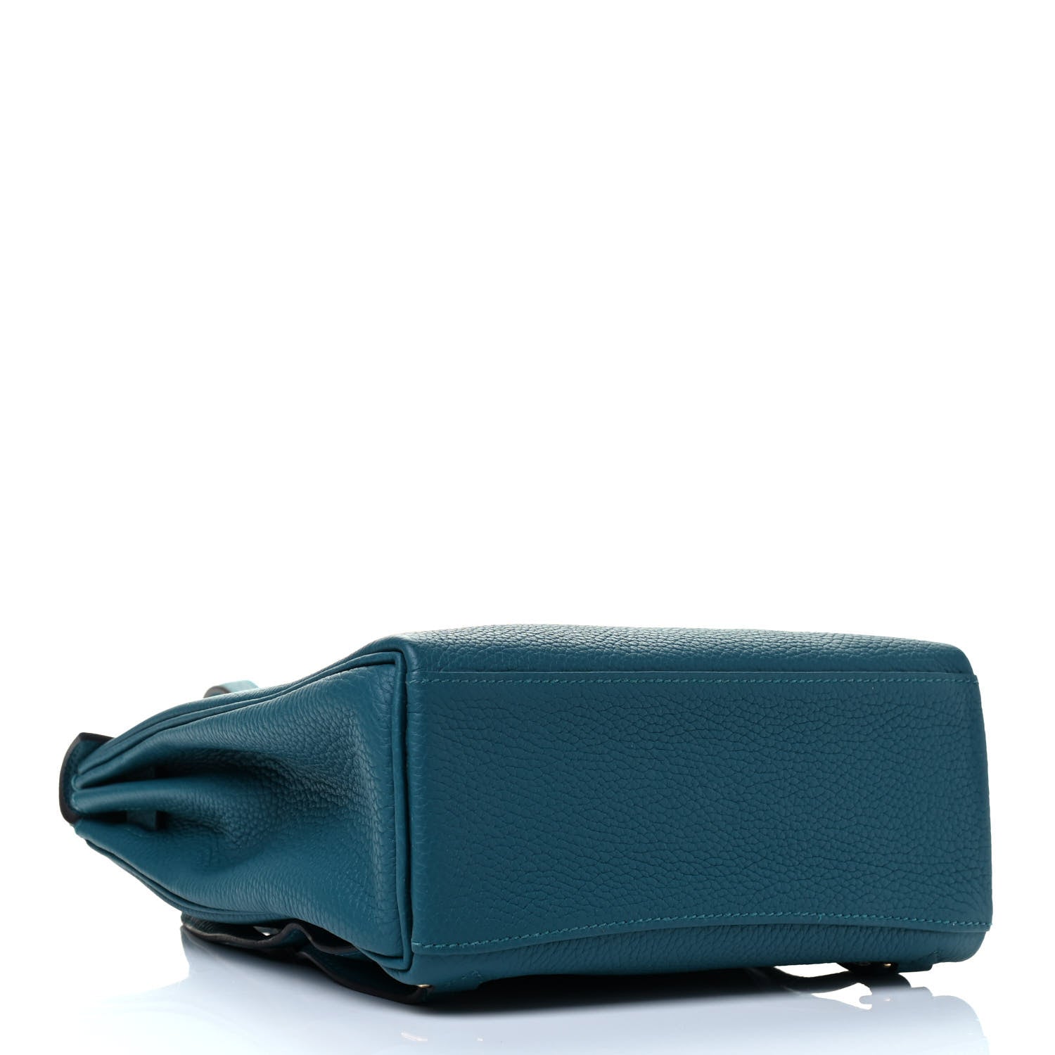Hermes Taurillon Clemence Kelly Ado Backpack Teal 3 of 4