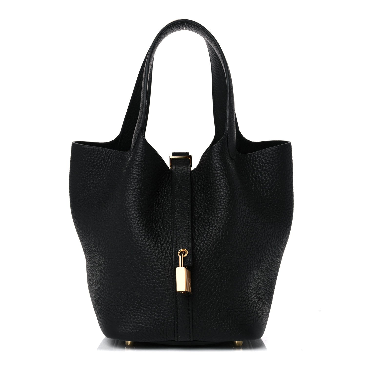 Hermes Taurillon Clemence Picotin Lock 18 PM Black 1 of 9