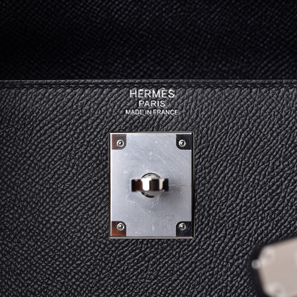 Hermes Epsom Kelly Sellier 32 Black 14 of 35