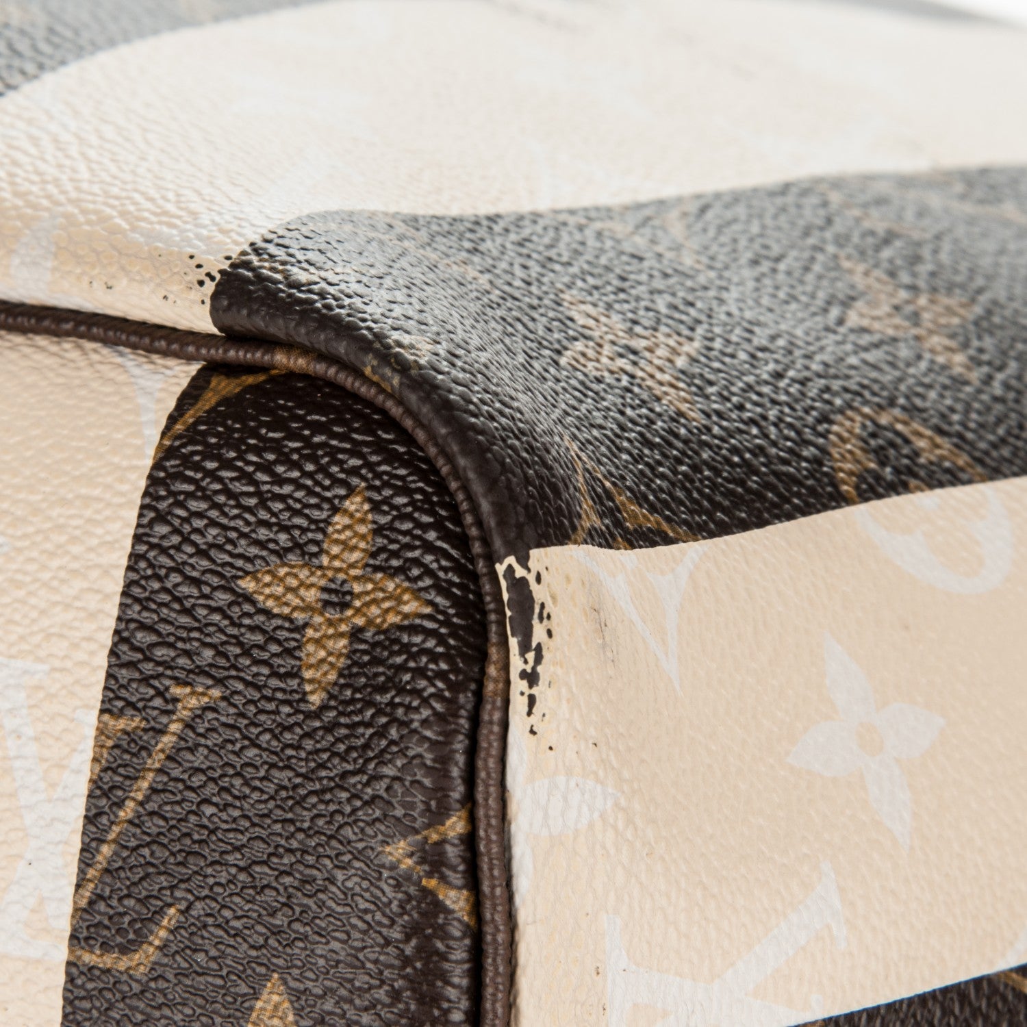 Louis Vuitton Monogram Rayures Neverfull MM 9 of 11