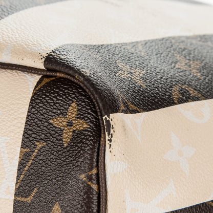 Louis Vuitton Monogram Rayures Neverfull MM 9 of 11