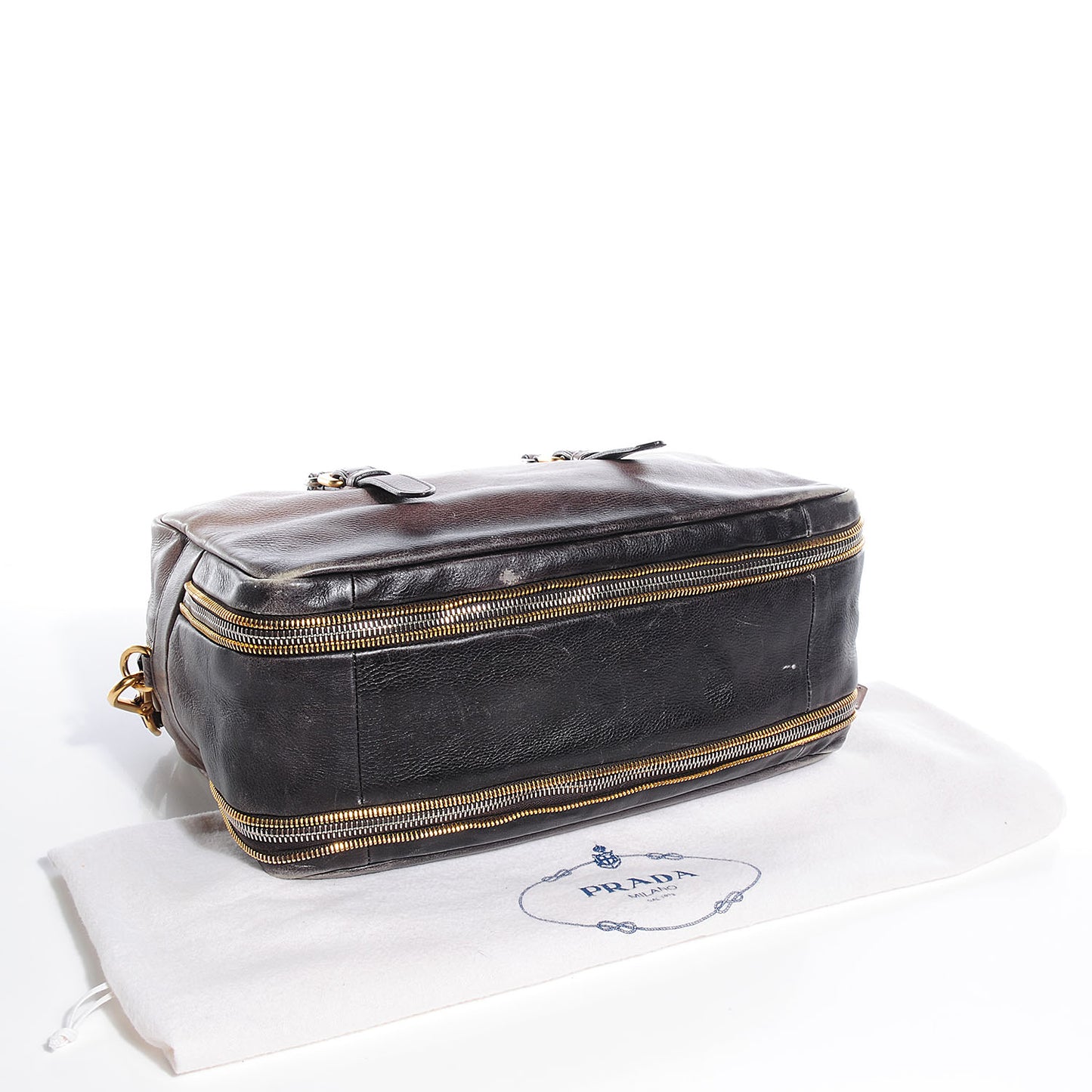 Glace Calf Zippers Bauletto Ardesia Talco
