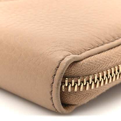 Gucci Pebbled Calfskin Soho Zip Around Wallet Camelia 13 of 13