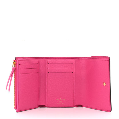 Louis Vuitton Monogram 2022 Christmas Animation Seoul Victorine Wallet Fuchsia 5 of 7