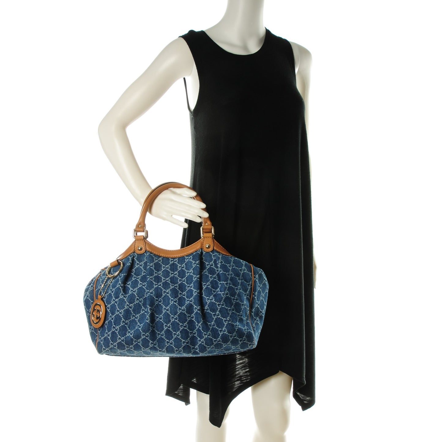 Denim Monogram Medium Sukey Tote
