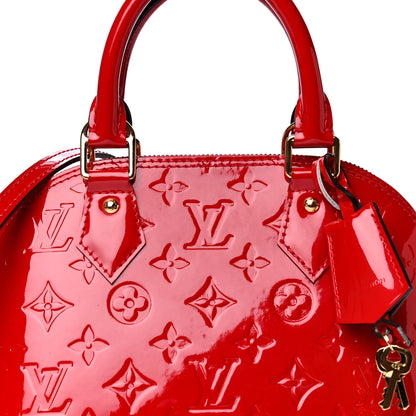 Louis Vuitton Vernis Alma BB Cherry 8 of 13