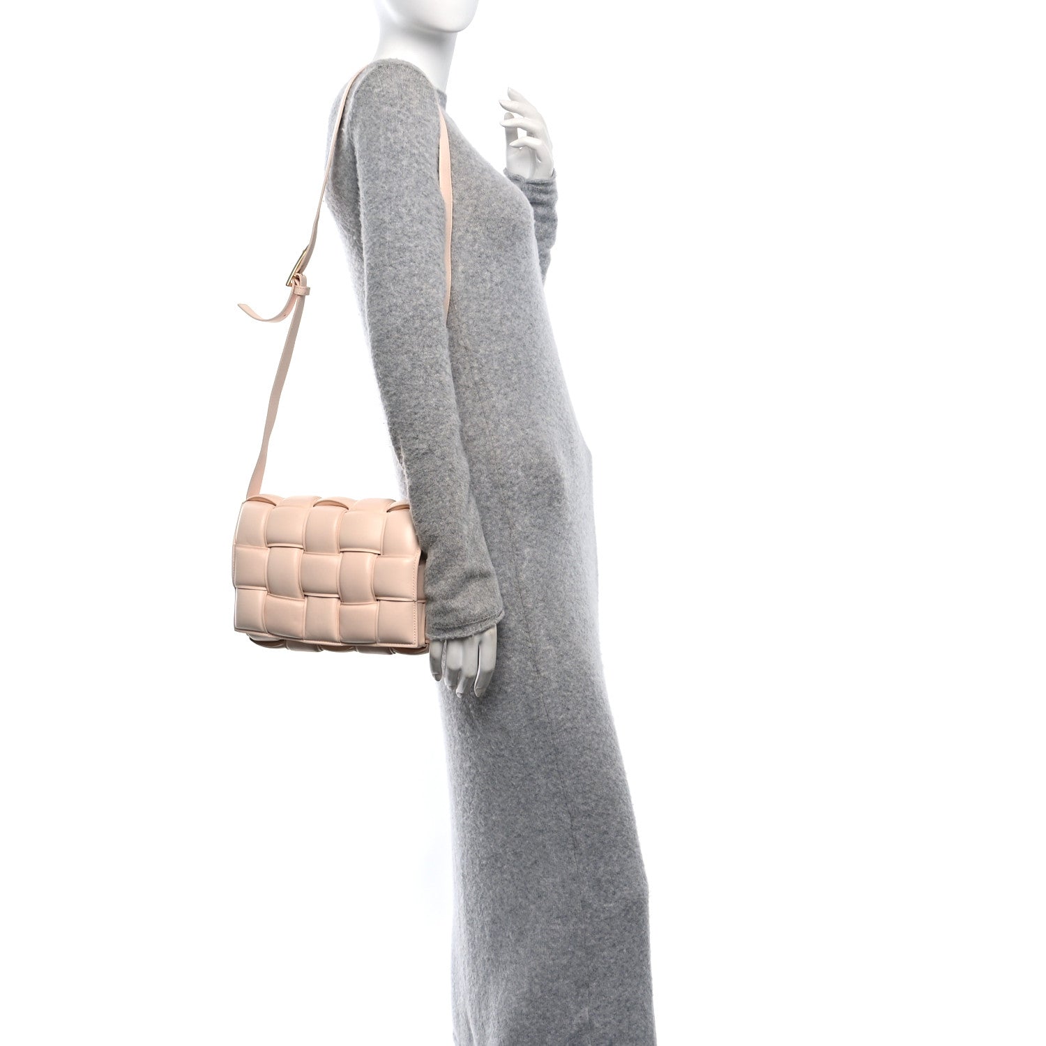 Bottega Veneta Nappa Maxi Intreccio Padded Cassette Crossbody Bag Melon Washed 2 of 11
