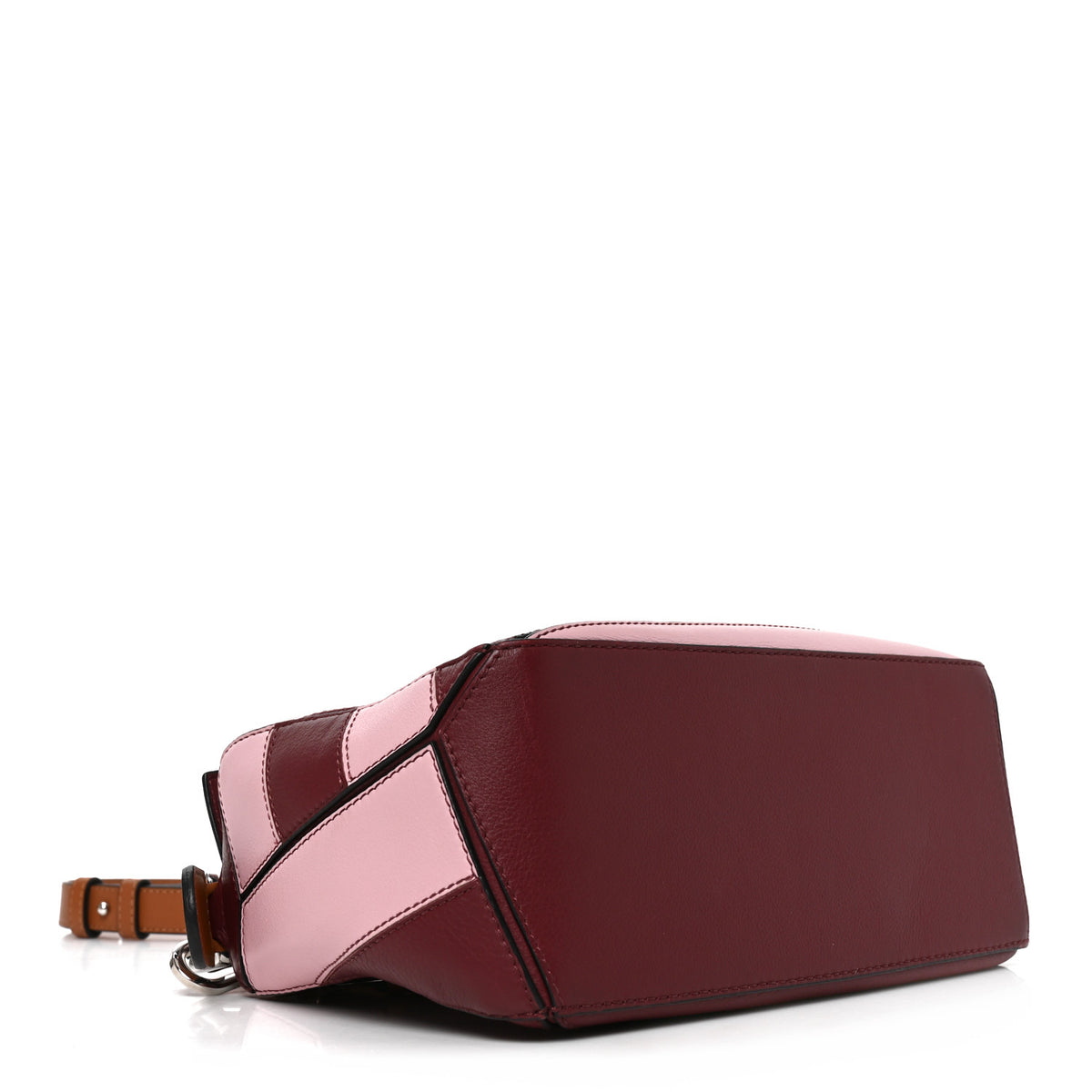 Loewe Calfskin Rugby Small Puzzle Bag Wine Pastel Pink 4 of 9