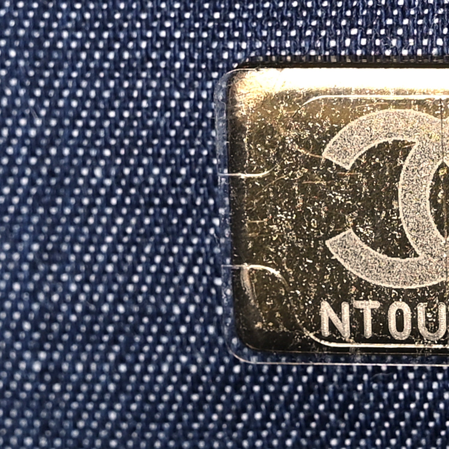 Chanel Denim Quilted Medium Funky Town Flap Black 7 of 12