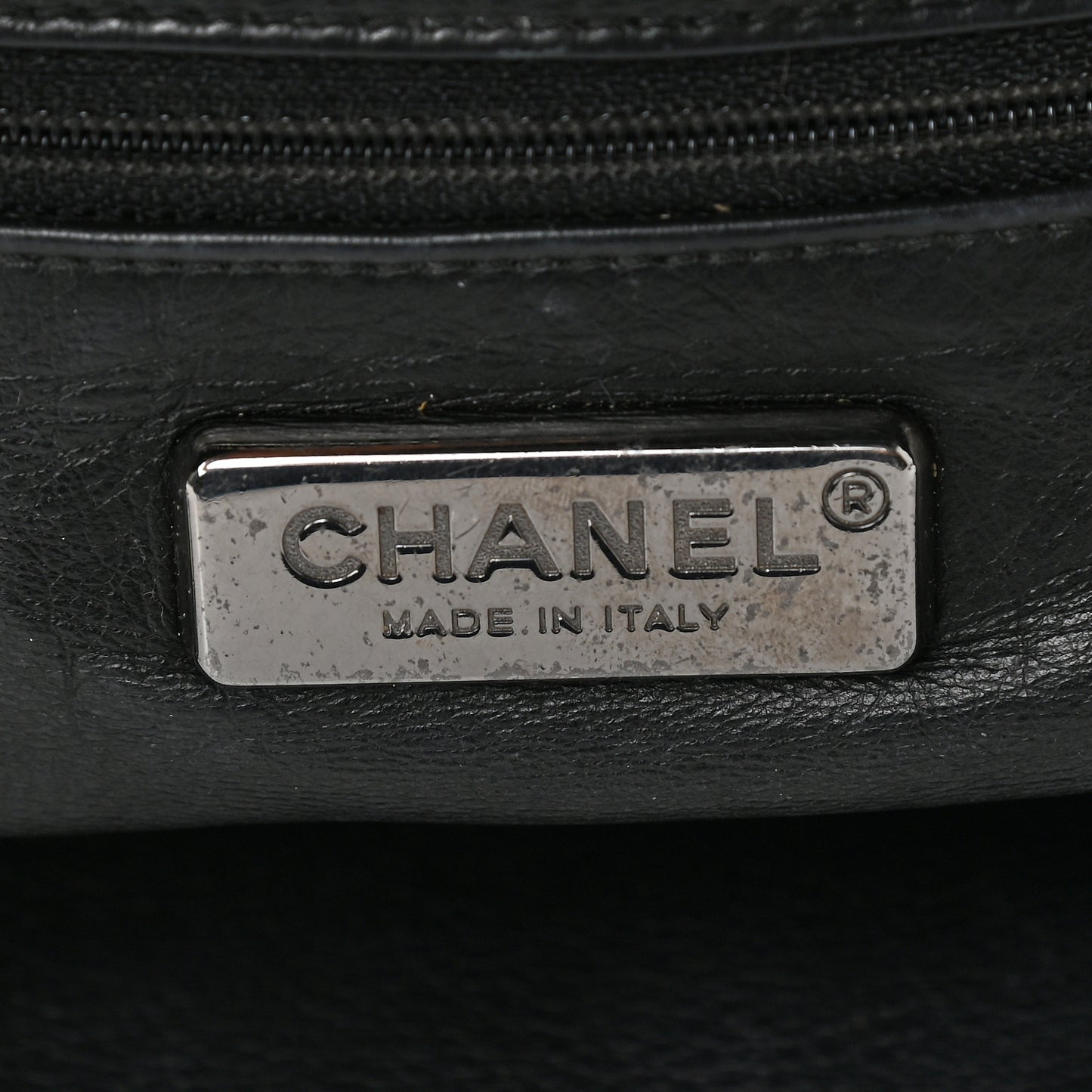 Deerskin Luxe Ligne Tote Black