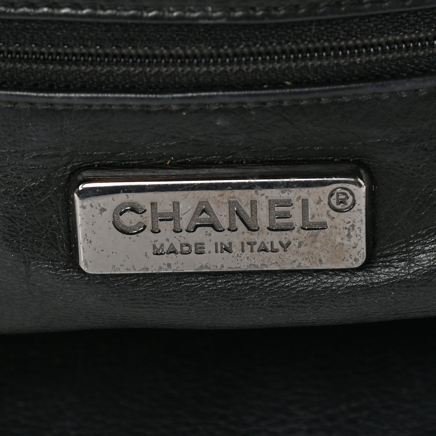 Chanel Deerskin Luxe Ligne Tote Black 6 of 10