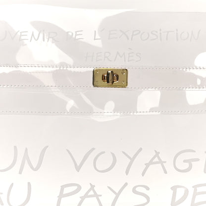 Hermes Vinyl Souvenir De L'Exposition Kelly Transparent 6 of 9
