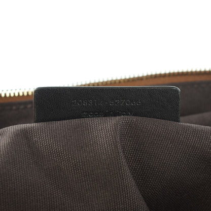 Saint Laurent Pebbled Lambskin Medium Easy Sac Brown 7 of 7