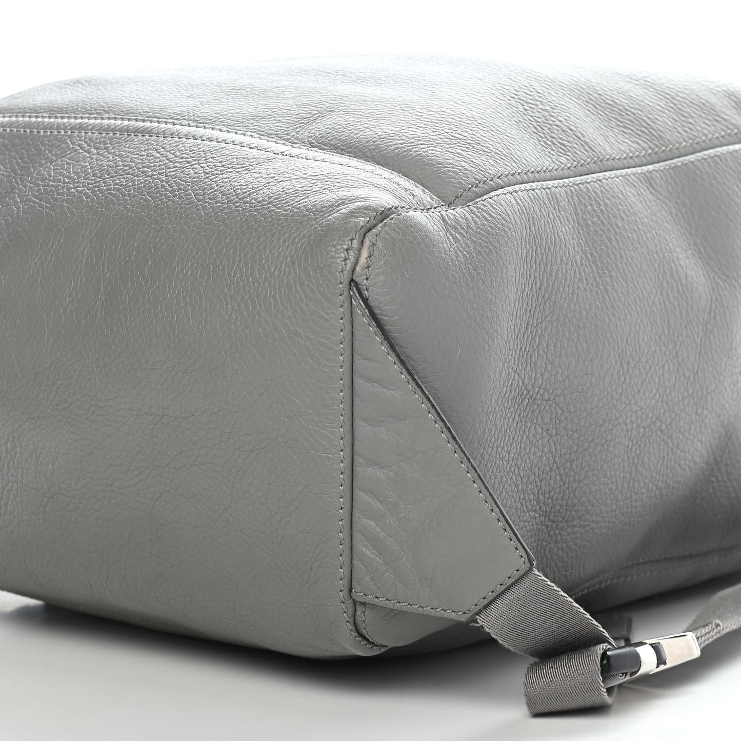 Calfskin Pandora Backpack Pearl Grey
