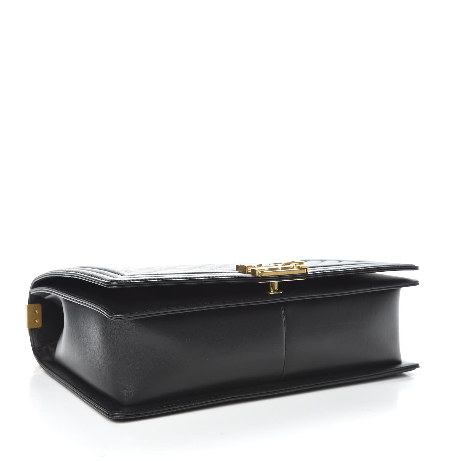 Chanel Lambskin Quilted Large Boy Flap Black 4 of 10