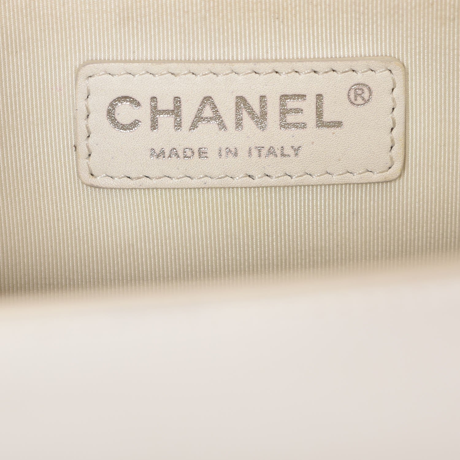 Chanel Lambskin Quilted Medium Boy Flap White 7 of 8