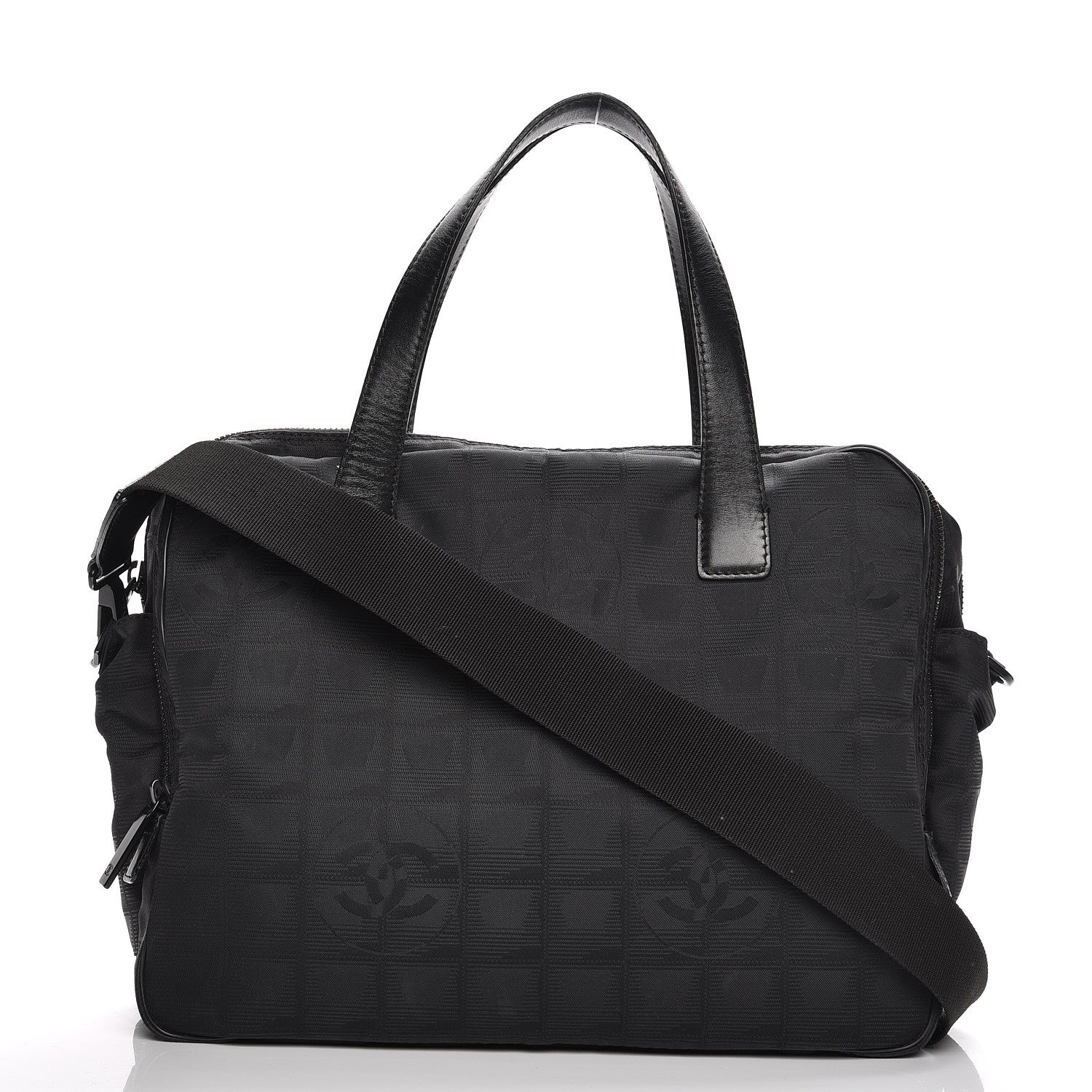 Chanel Nylon Travel Tote Black 1 of 8
