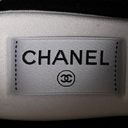 Chanel Tweed Suede Calfskin Womens CC Sneakers 39 Pink Ecru 6 of 9